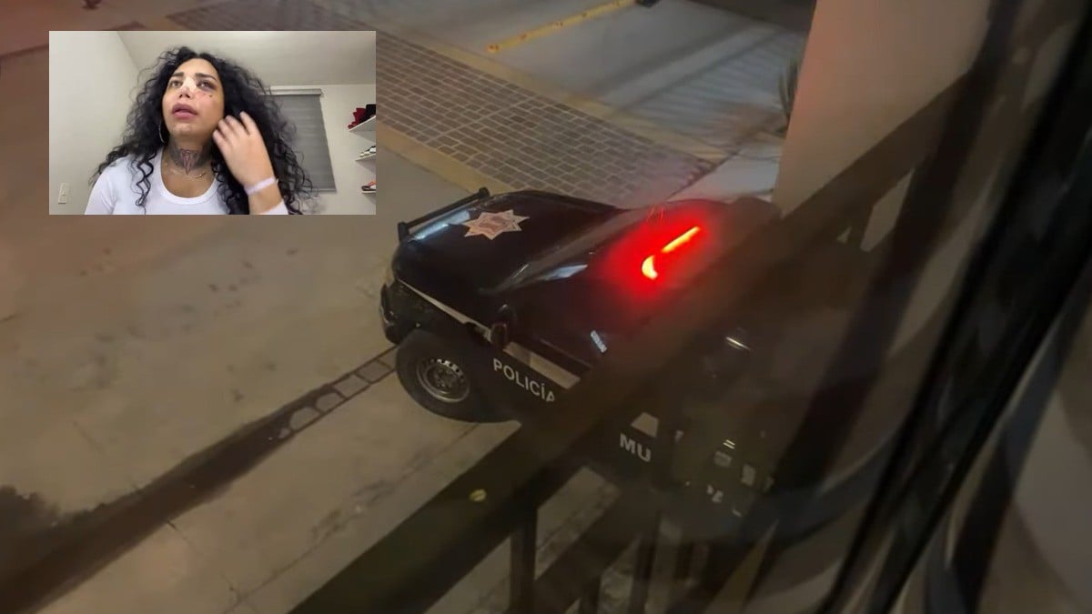 VIDEO Custodia Policía de León a Paola Suárez tras amenazas de muerte