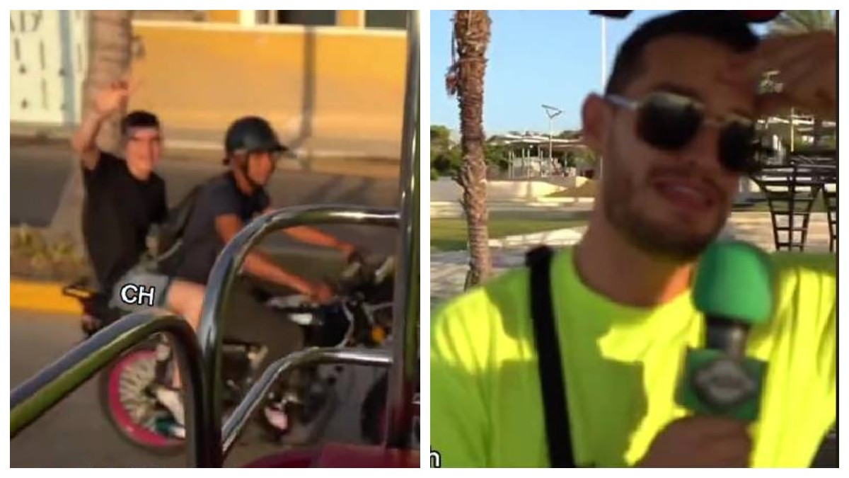 VIDEO Adrián Marcelo graba cuando fan se accidenta por saludarlo en vivo