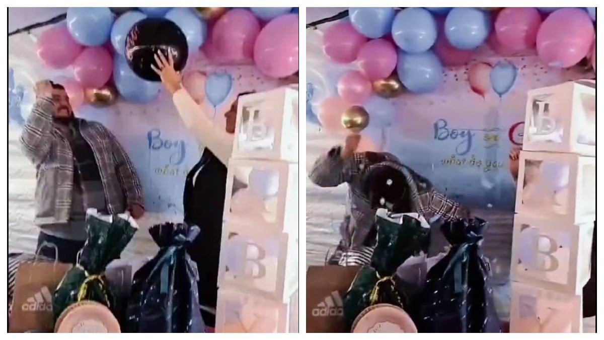 VIDEO Ahí no es: Violenta reacción de papá al saber sexo de su bebé preocupa a internautas