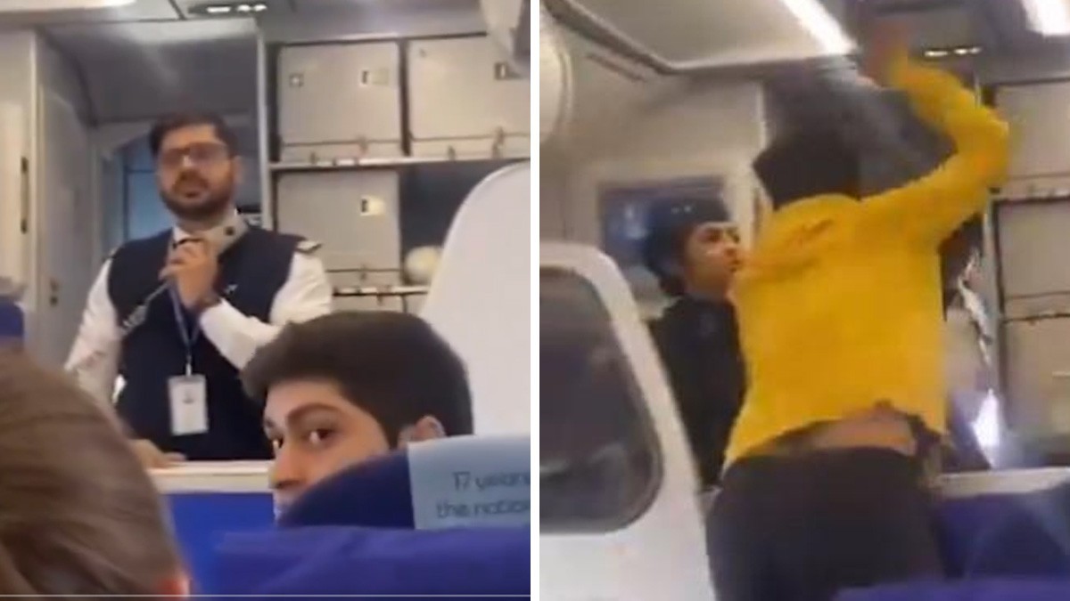 VIDEO: Pasajero pierde los estribos tras 13 horas de demora y ataca a piloto del avión