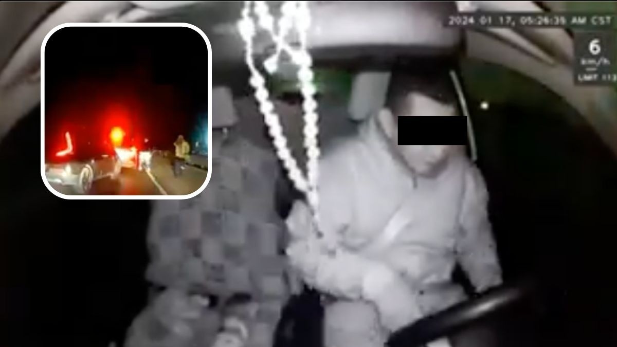 VIDEO Captan cómo secuestran por error a conductor en plena carretera, le dieron golpiza