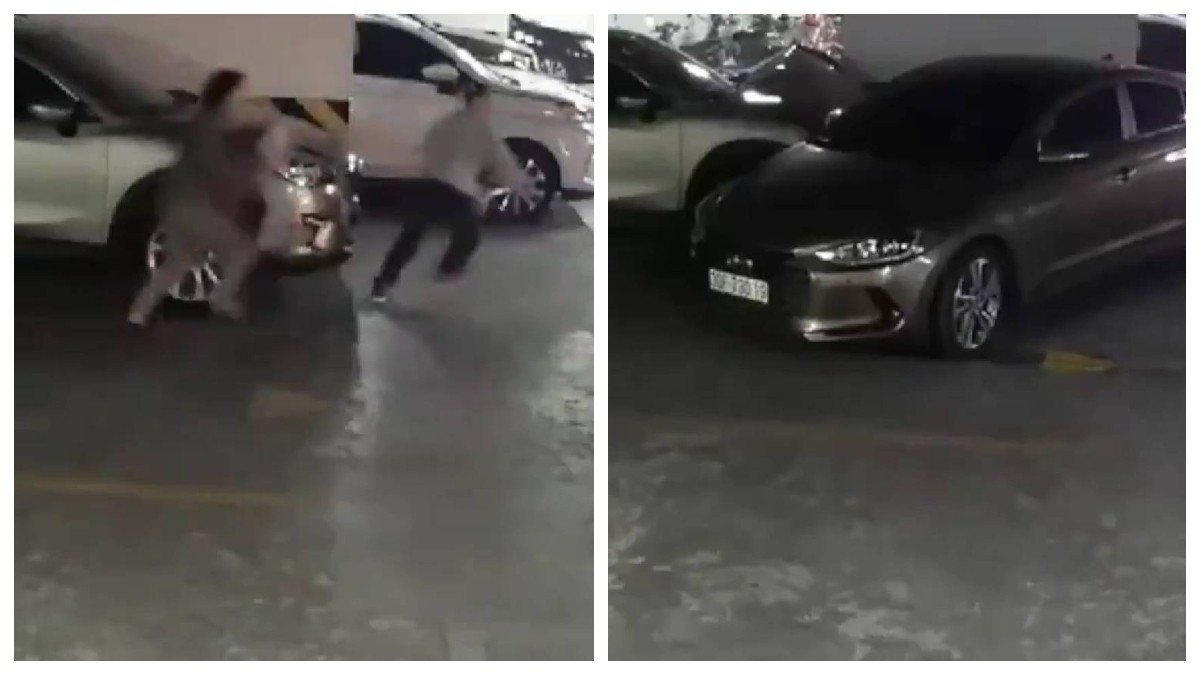 VIDEO Pierde el control en estacionamiento de centro comercial y mata a mujer