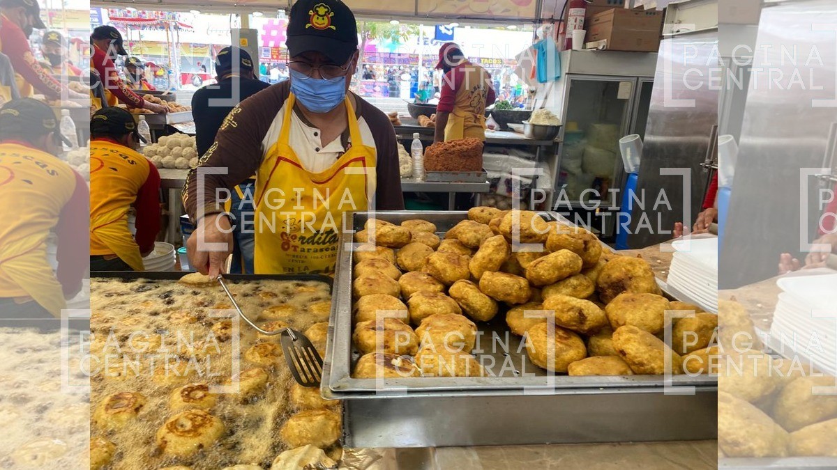 ¿Ya probaste las gorditas tarascas?, solo las encuentras en la Feria de León