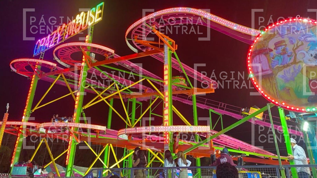 Así disfrutan la adrenalina y diversión extrema en los juegos mecánicos de la Feria León