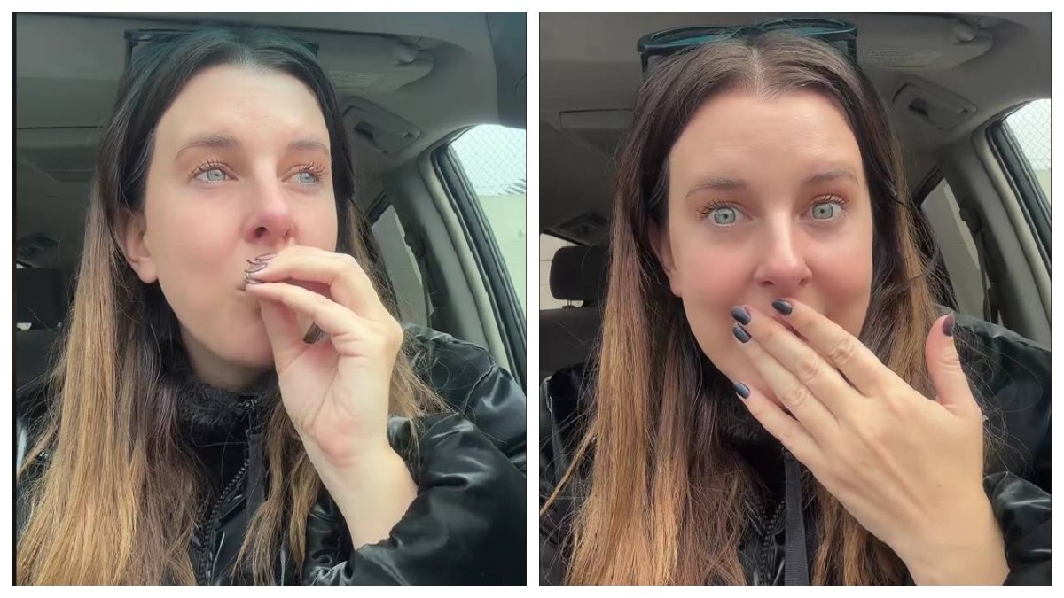 VIDEO ‘Te amo a la mexicana’: Joven extranjera llora al recibir este regalo de mamá mexicana