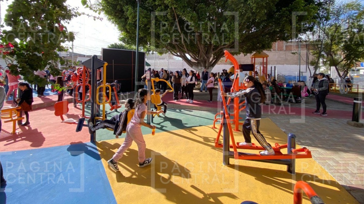 Era un baldío oscuro y lleno de vándalos; ahora es un parquecito familiar en León