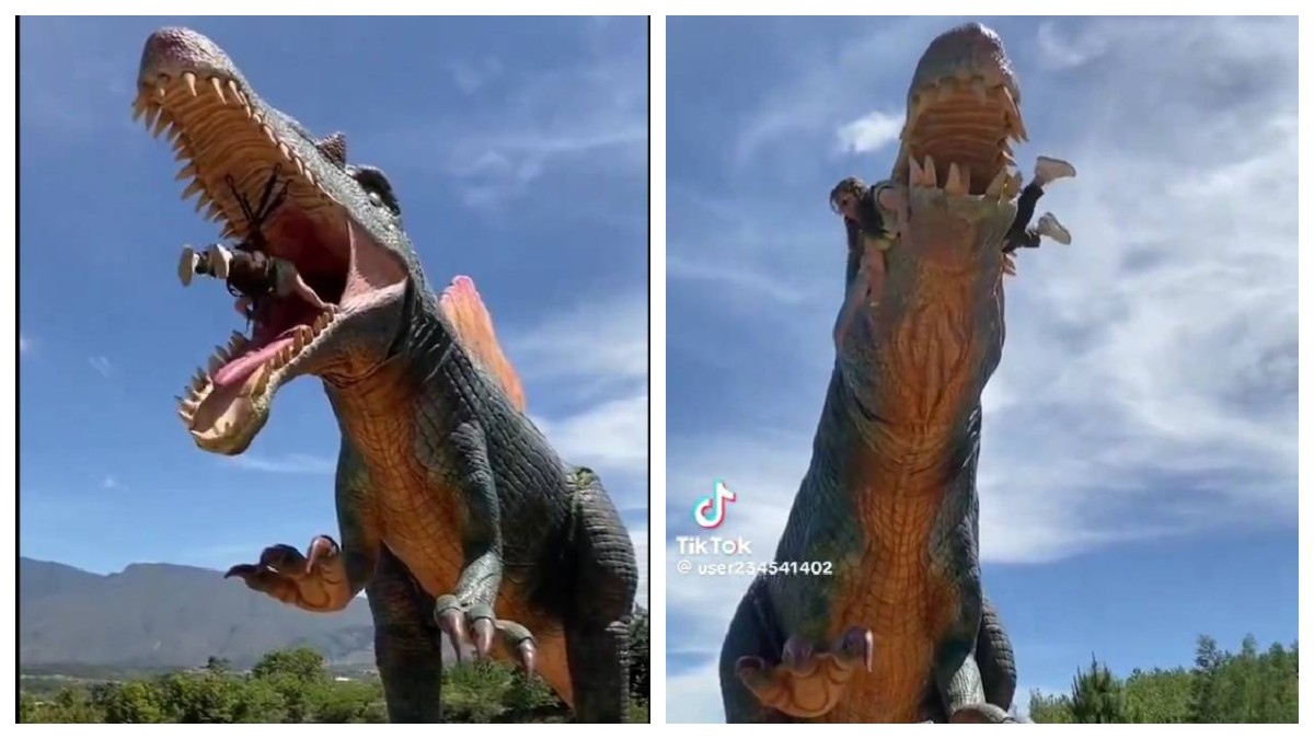 VIDEO Jurassic Park en la vida real: parque ofrece experiencia de ser “devorado” por dinosaurios