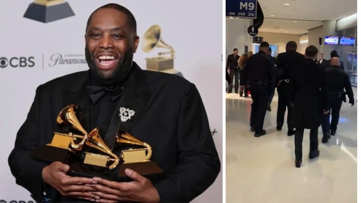 VIDEO ¡Sorpresa en los Grammy!, detienen a rapero Killer Mike que triunfó con tres premios