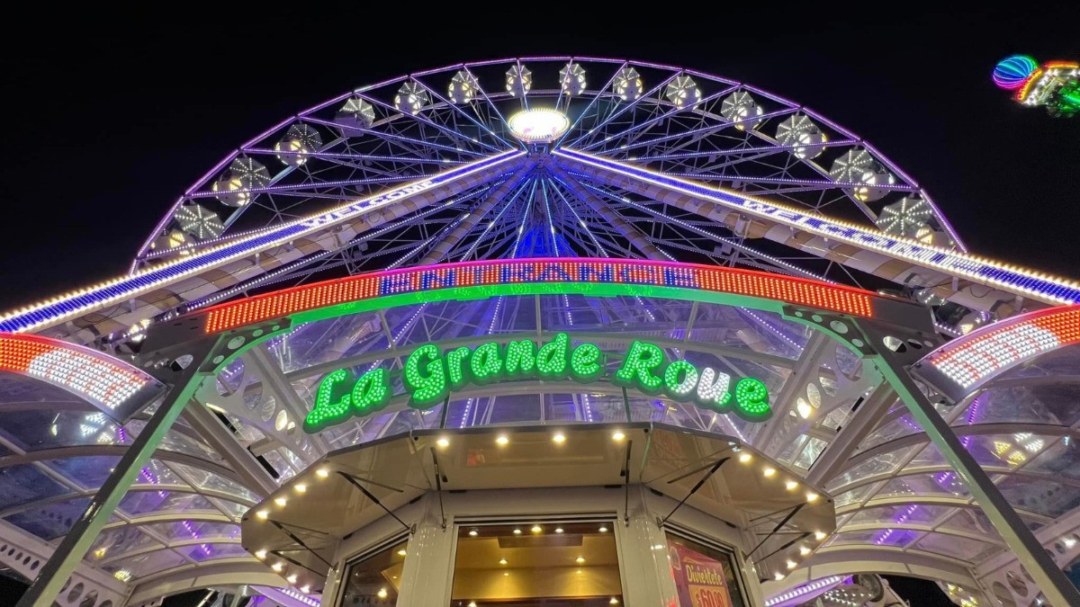 ¿Ya te subiste a la rueda de la fortuna móvil más grande de Latinoamérica?