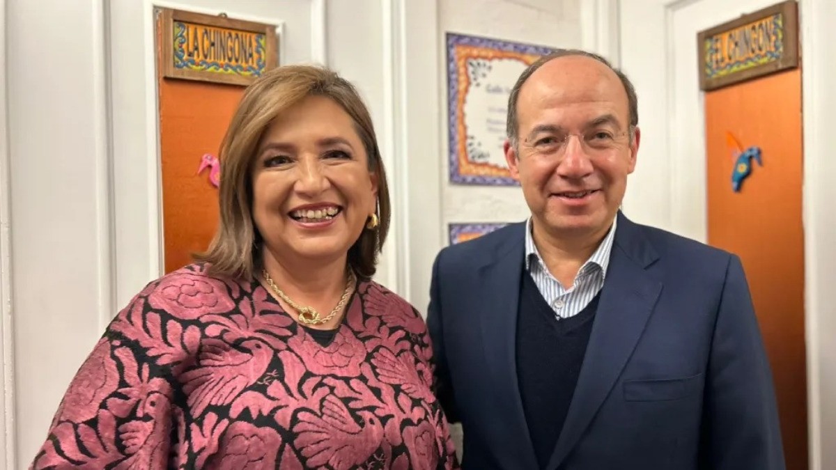 Coinciden Xóchitl y Calderón en España