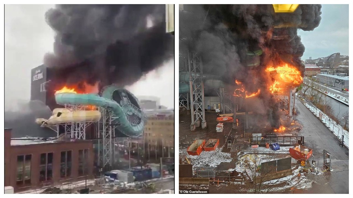 VIDEO Explosión causa asombroso incendio en parque acuático, “parecía el infierno”