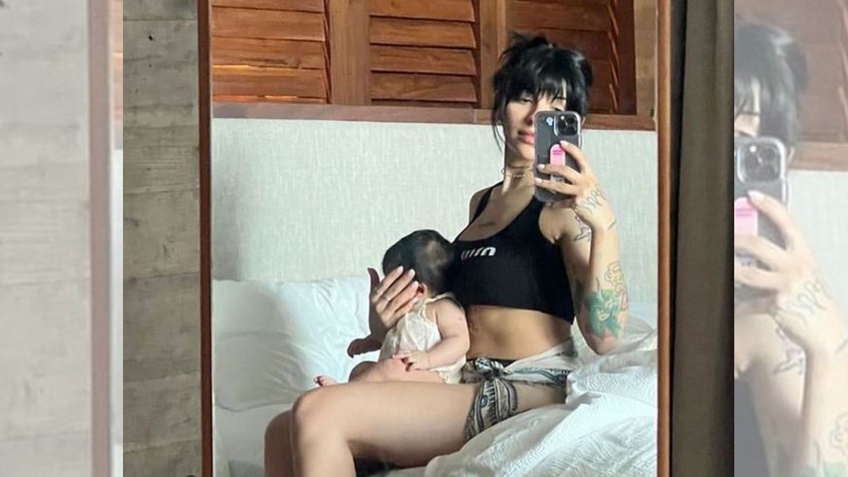 Otra vez Christian Nodal y Cazzu en boca de todos; ahora por ‘tatuar’ a su hija