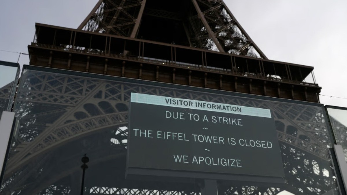 Cierran la Torre Eiffel al público y preocupa a turistas; ¿qué pasó?