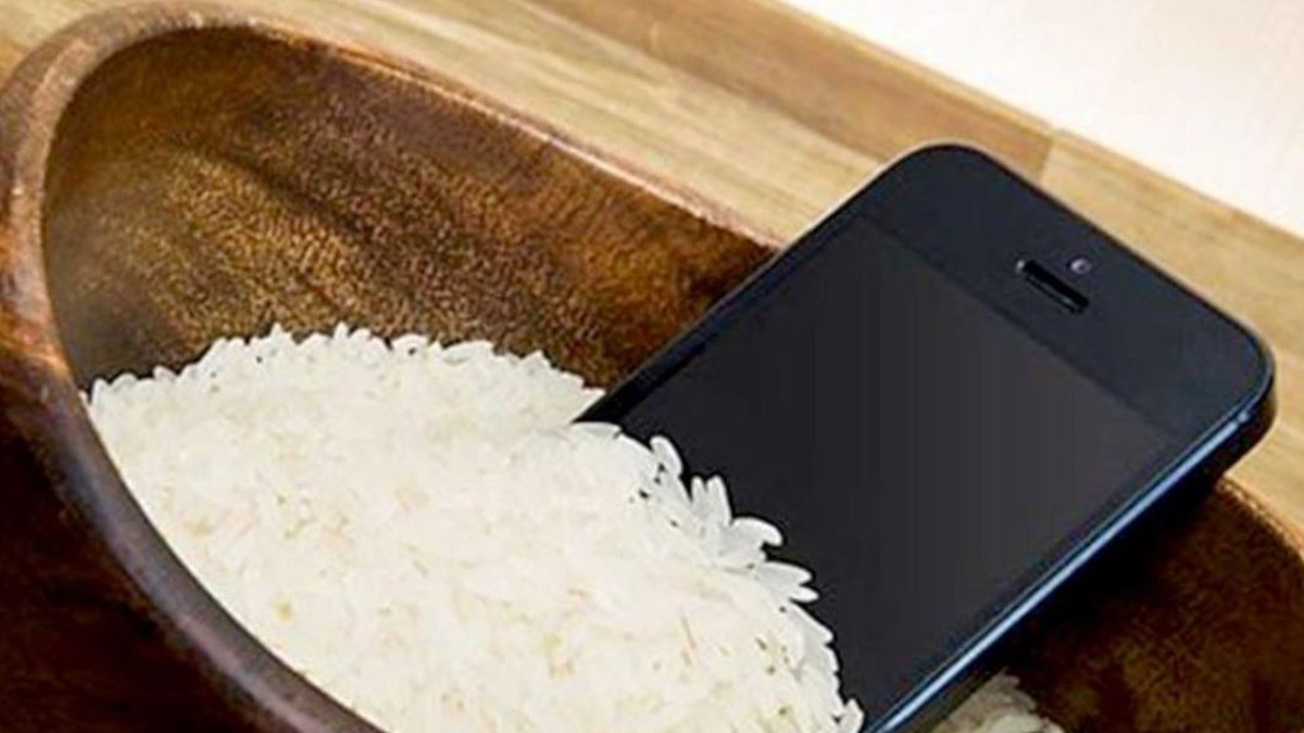 ¡Ojo! Por esta razón no debes meter tu celular mojado al arroz