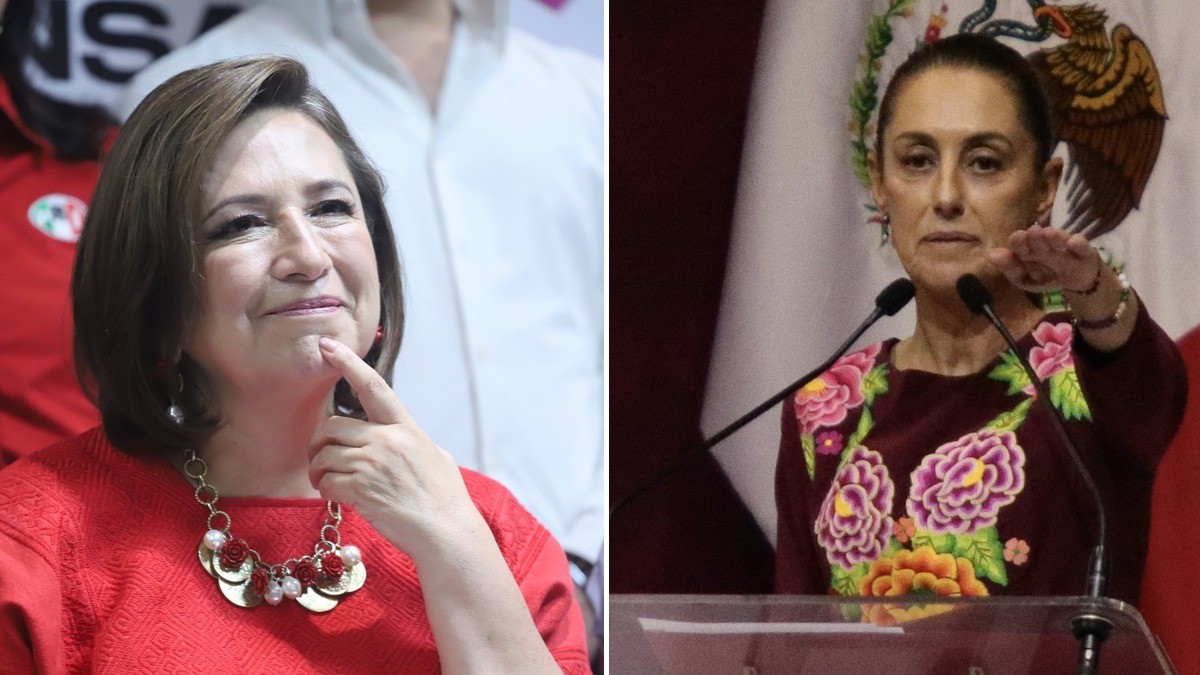 Revelan celulares de Sheinbaum y Gálvez