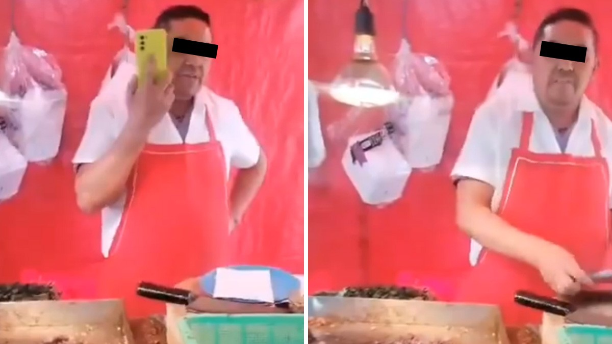 VIDEO Taquero amenaza con 'quebrar' a comensal antes de agredirla con un cuchillo