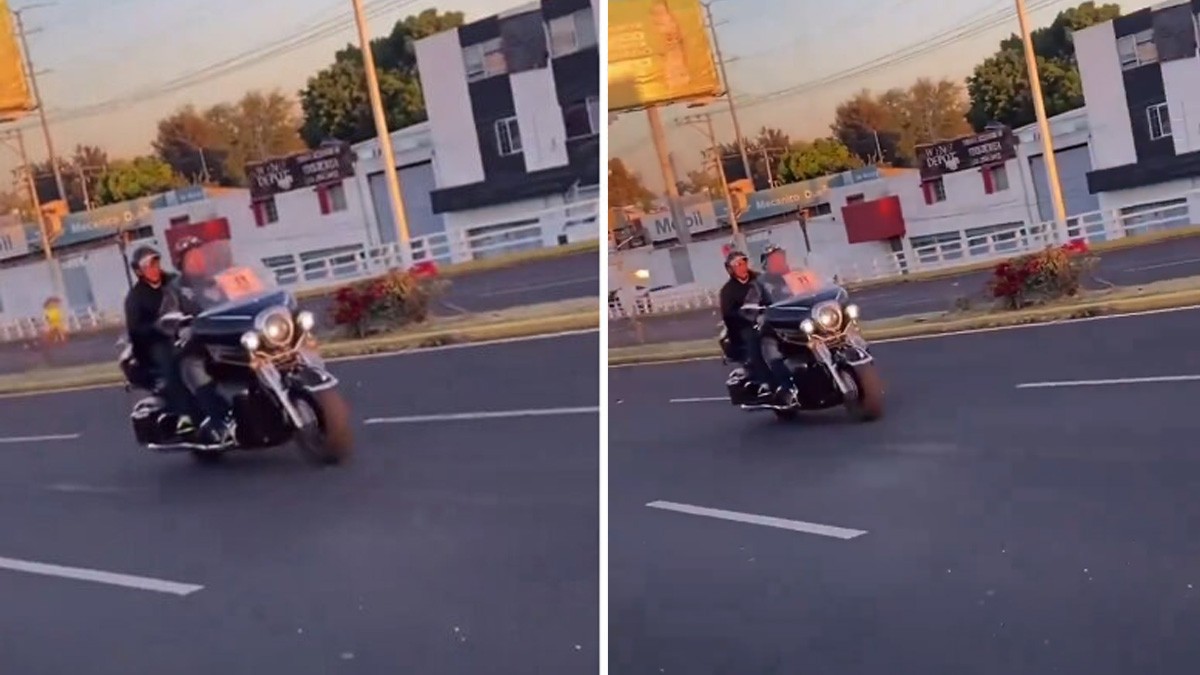 VIDEO Juez de medio maratón que iba en moto atropella a corredor cerca de la meta