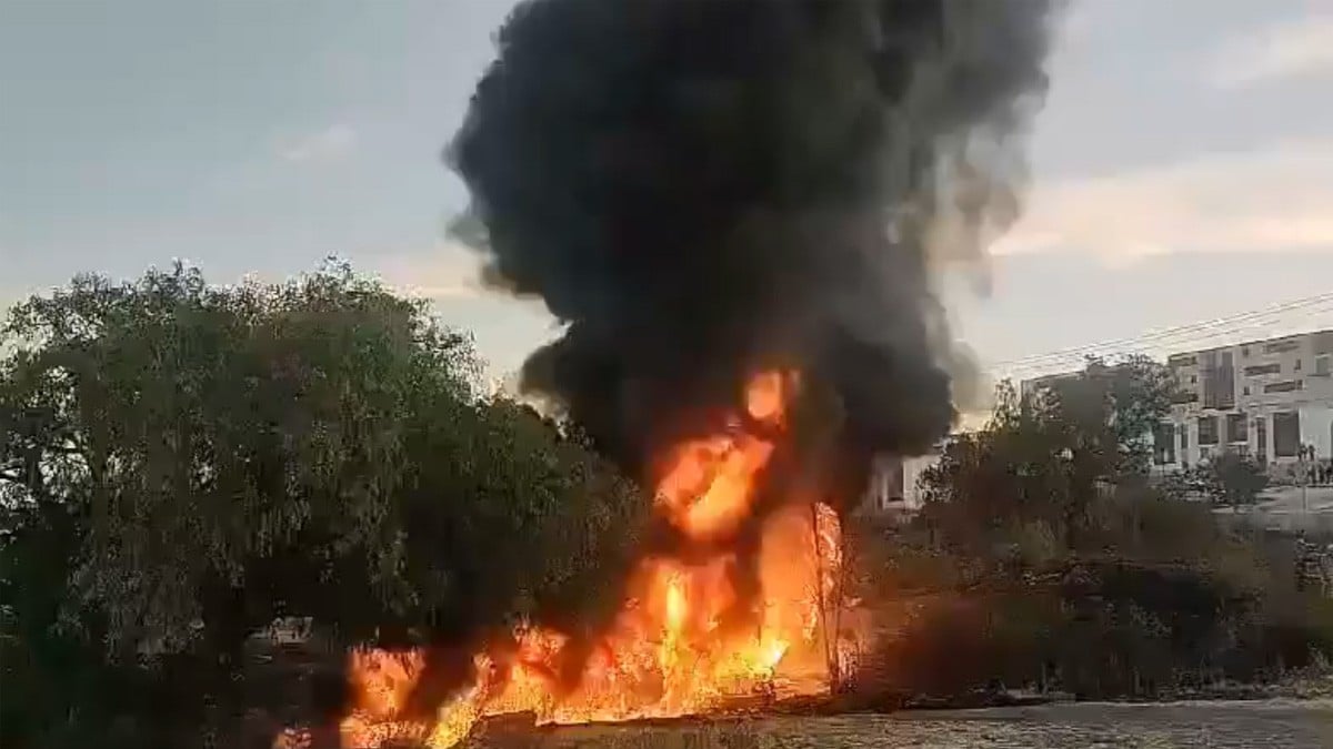 VIDEO Hombre muere calcinado tras explotar la toma donde extraía huachicol