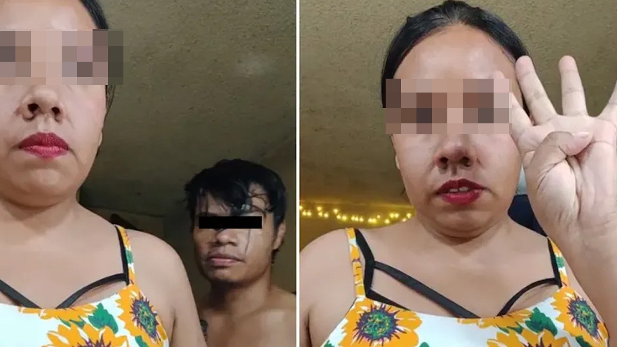 VIDEO Mujer es agredida por su pareja mientras realizaba transmisión en vivo