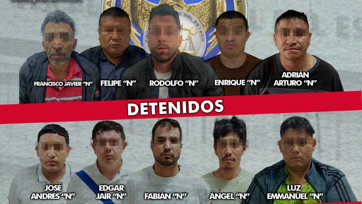 Desarticulan banda criminal que operaba en León y varias ciudades; hay 10 detenidos