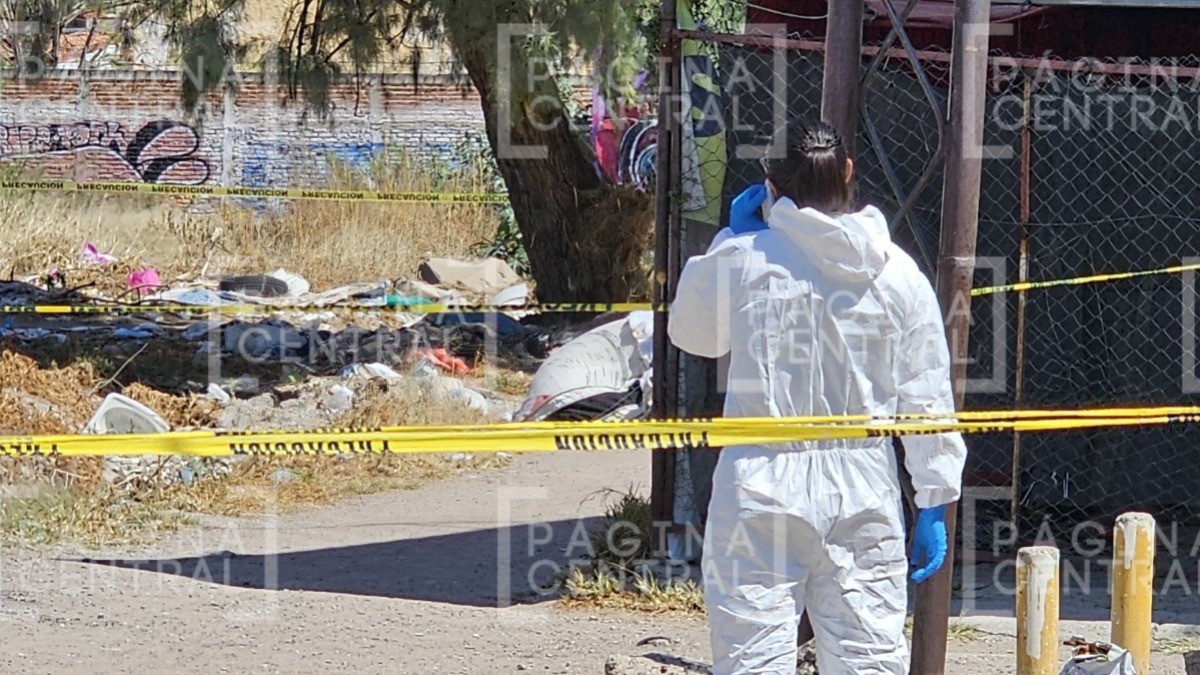Hallan cuerpo envuelto en una colchoneta y abandonado debajo de un árbol en Téllez Cruces