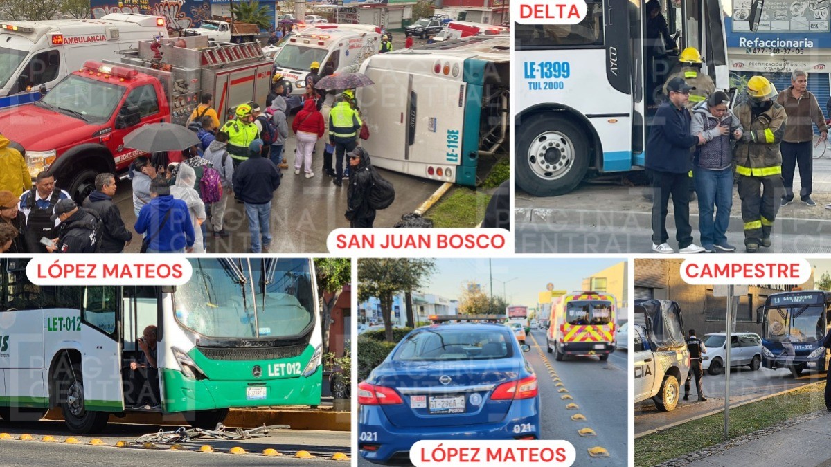 Estos son los últimos accidentes del SIT en León