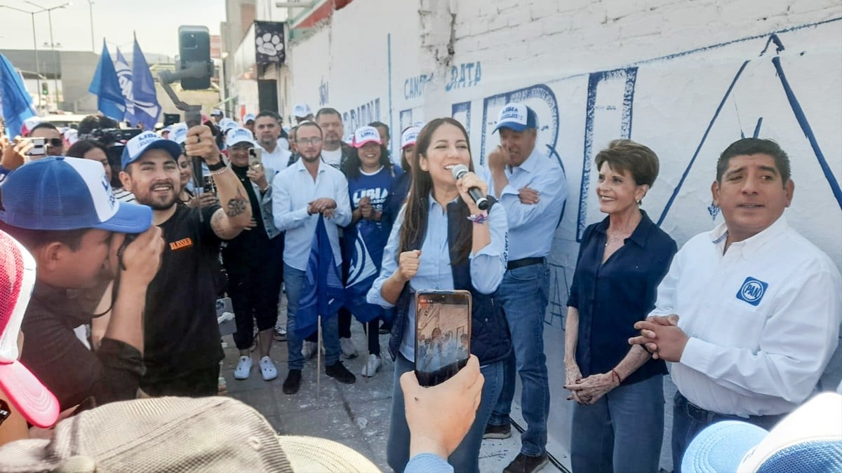 Desde la colonia Echeveste, Libia Dennise arranca su campaña por la gubernatura