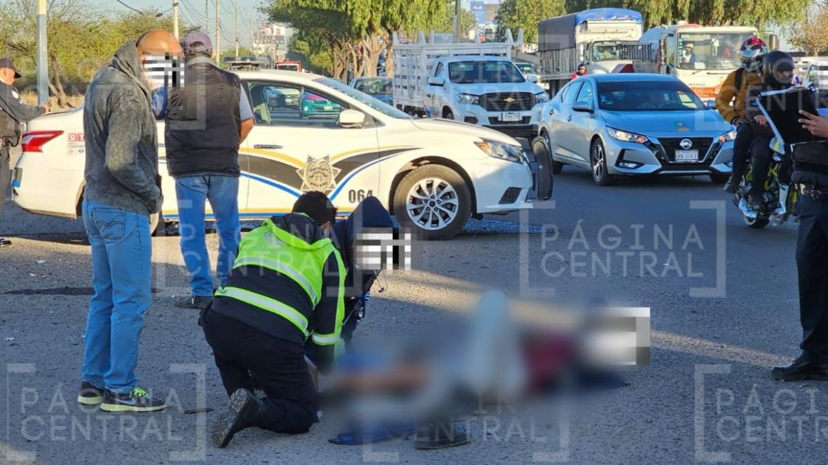 Esto pasó en una carambola en el bulevar Aeropuerto esta mañana