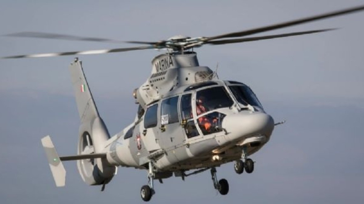 Cae helicóptero de la Marina en altamar y mueren tres elementos; dos están desaparecidos