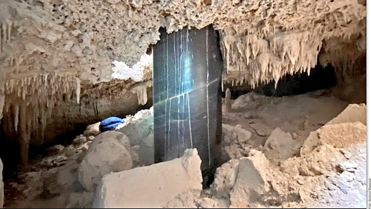 Exhiben destrucción de cueva por perforadora para Tren Maya