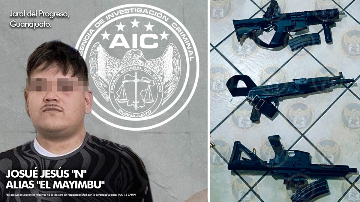 Capturan al 'Mayimbú', sospechoso de doble homicidio; tenía armas, drogas y dinero