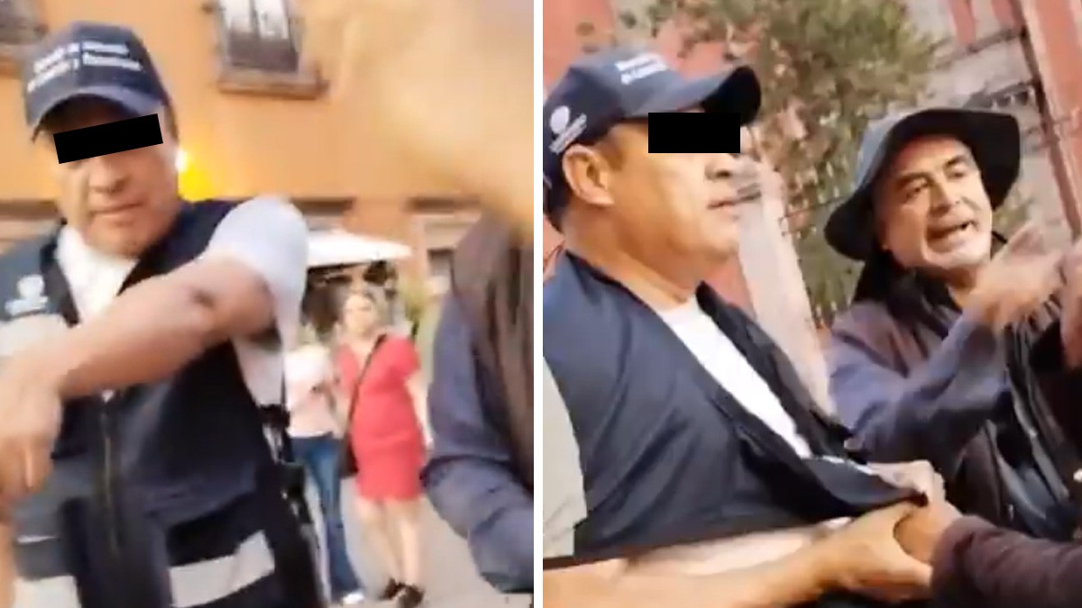 VIDEO Inspector de comercio agrede a artesana indígena; ya lo separaron de su cargo