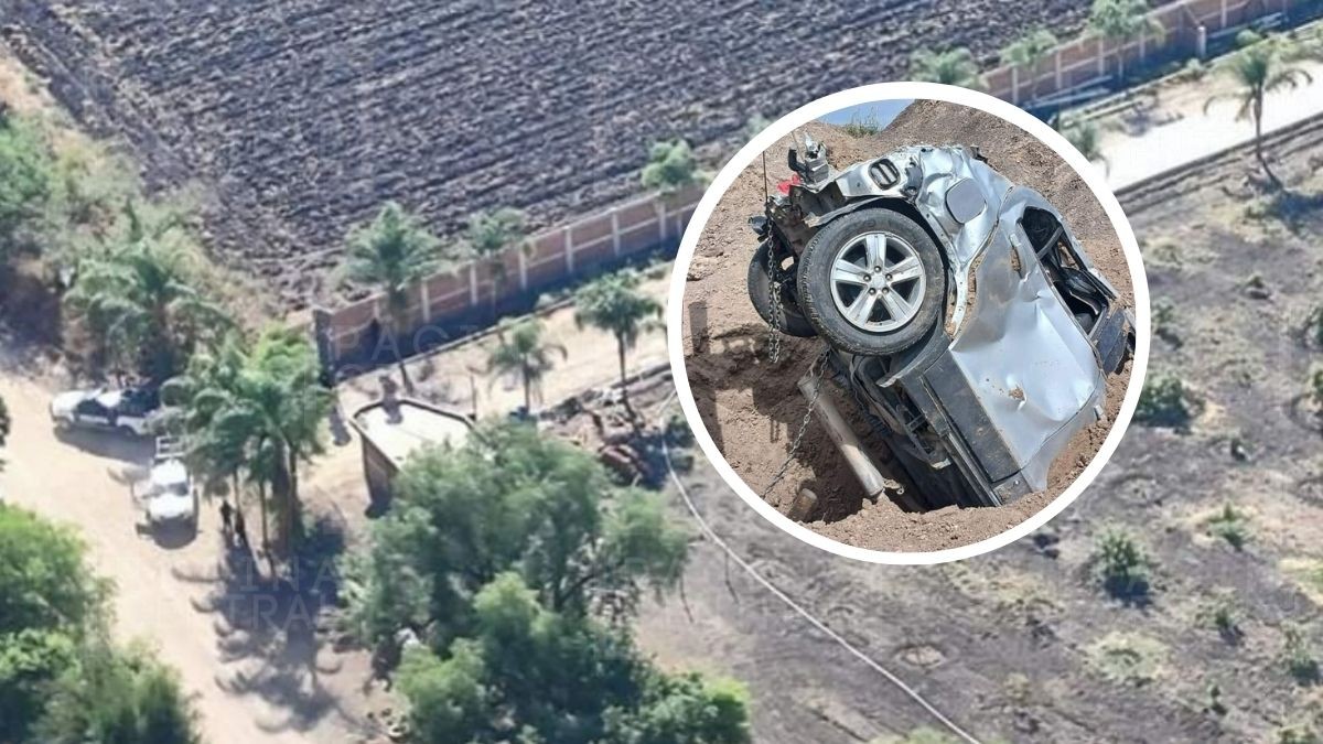 Mujer privada de su libertad logra escapar y pedir ayuda; habían enterrado su camioneta