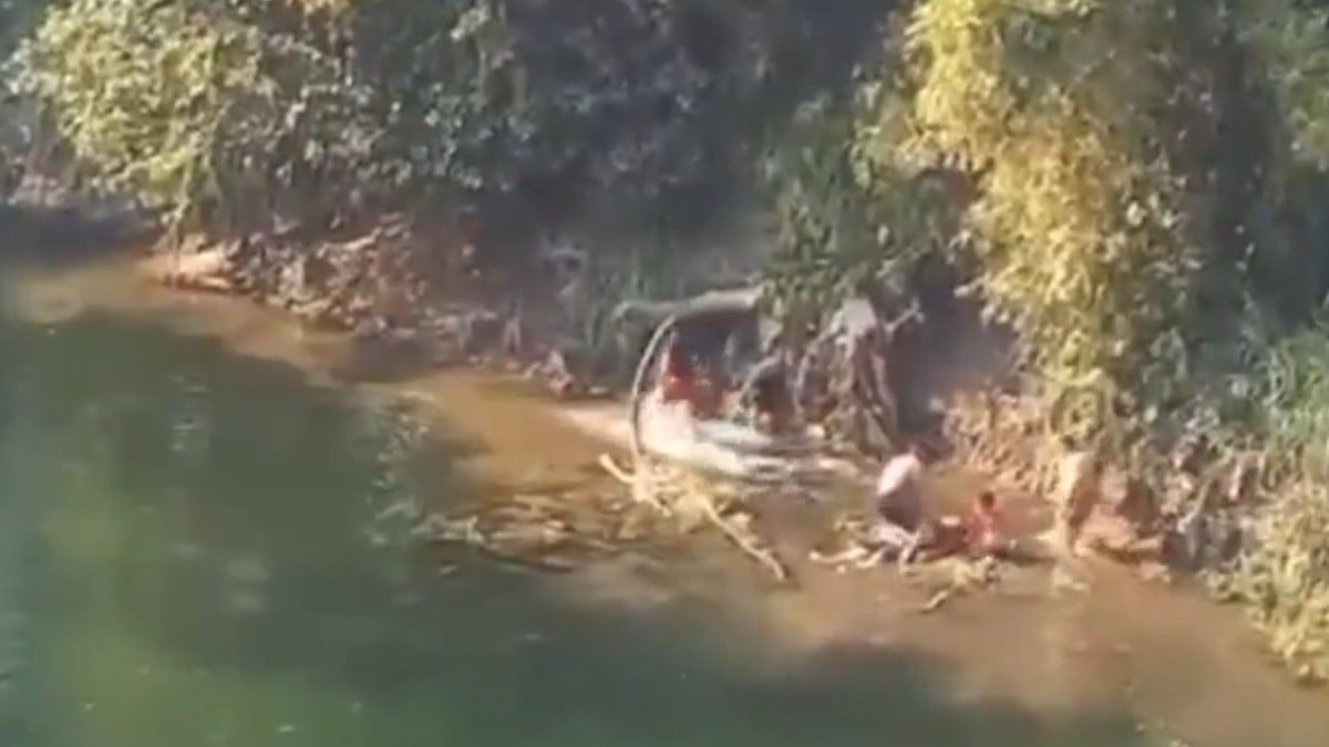 VIDEO Familia muere ahogada en un río durante sus vacaciones