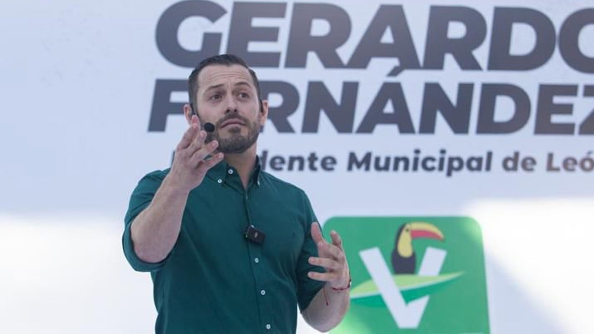 Gerardo Fernández, candidato del Partido Verde, presenta su plan de cinco ejes para León