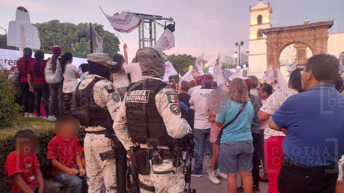 Blindan Sedena y Guardia Nacional primer mitin de Vanessa Montes de Oca en León