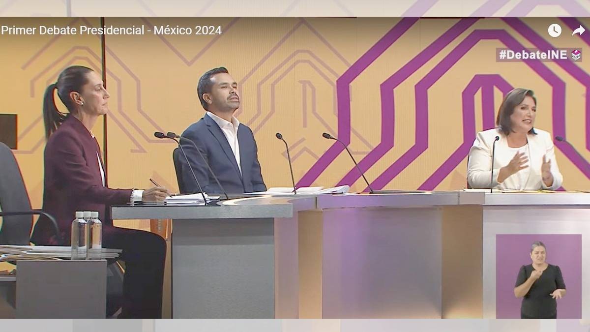Sigue el debate de los candidatos a la Presidencia de México