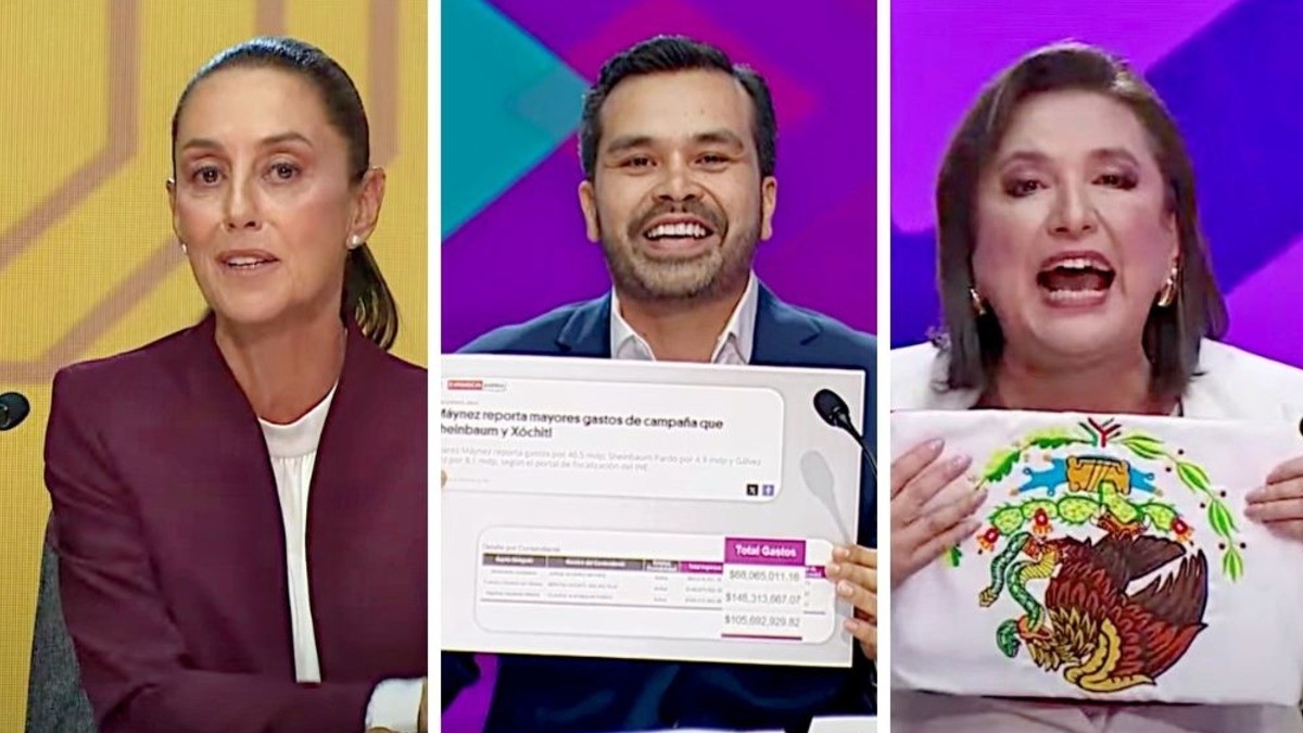 Prenden a Claudia en debate presidencial: elude, pero ataca. Xóchitl ataca sin noquear