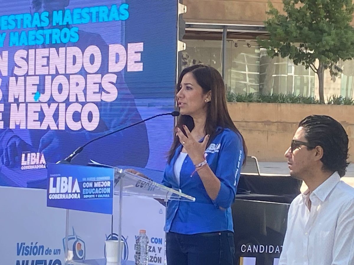 Promete Libia más escuelas de tiempo completo, becas y regreso de estancias infantiles