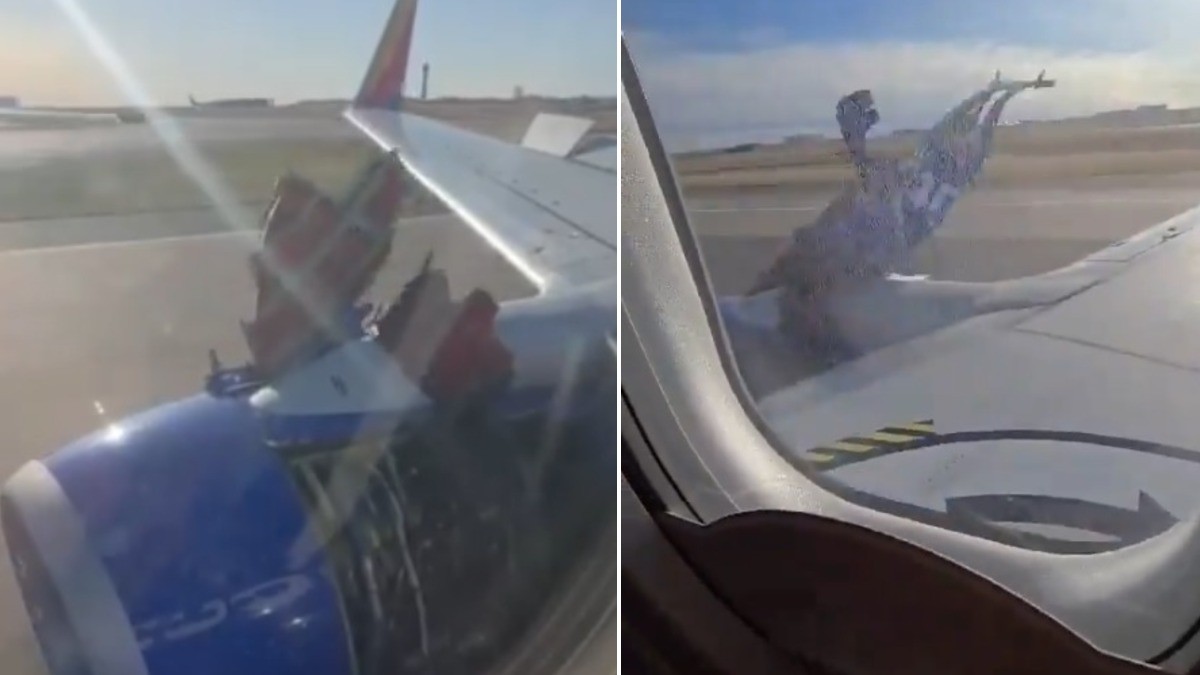 VIDEO Cubierta de avión se desprende y obliga al piloto a regresar al aeropuerto