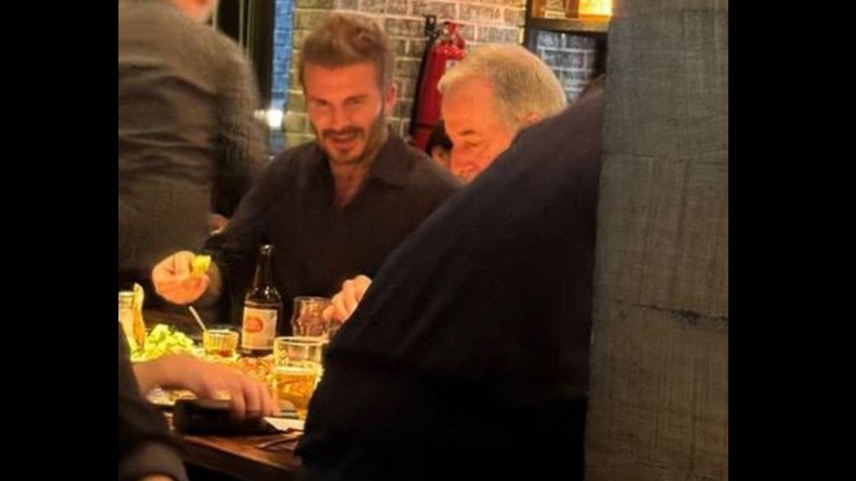 ¡Respiramos el mismo aire que David Beckham! Lo cachan ‘caguameando’ en Monterrey
