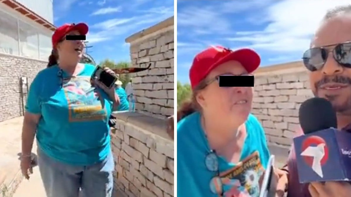 VIDEO 'Gringa' impide que mexicanos vean el eclipse en mirador público; dice que lo rentó