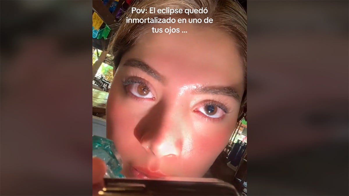 VIDEO ¿Pupilas deformes por ver el eclipse solar? Esto sabemos