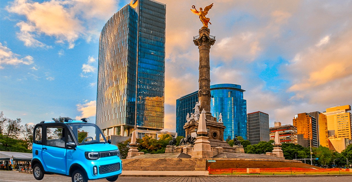 VIDEO “Es para ir lento, pero contento”, dice dueño de auto eléctrico de 20 mil pesos