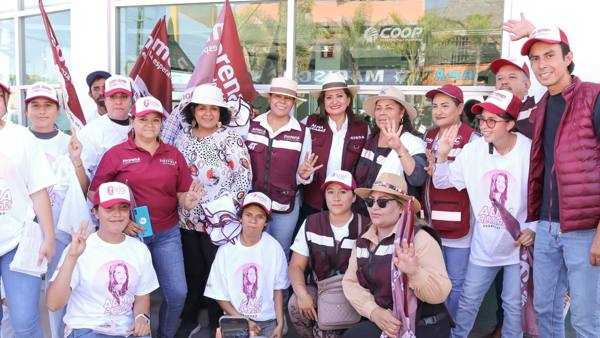 Alma Alcaraz acompaña a candidatos de Purísima y ‘San Pancho’ en arranque de campañas