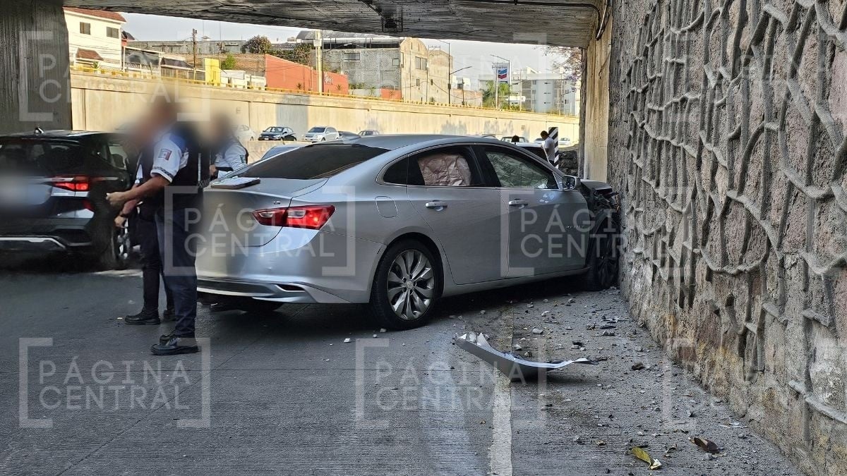 ¡Aparatoso choque en Malecón!