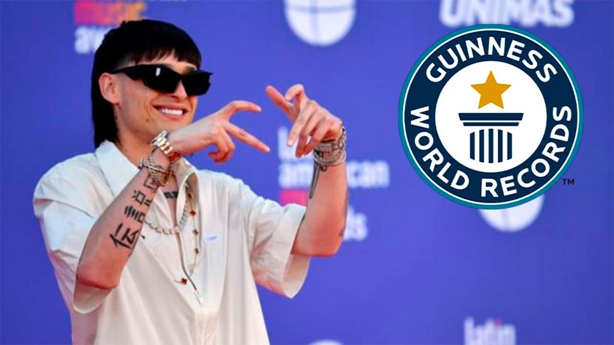 Peso Pluma es el artista latino más visto en YouTube, según los Récord Guinness