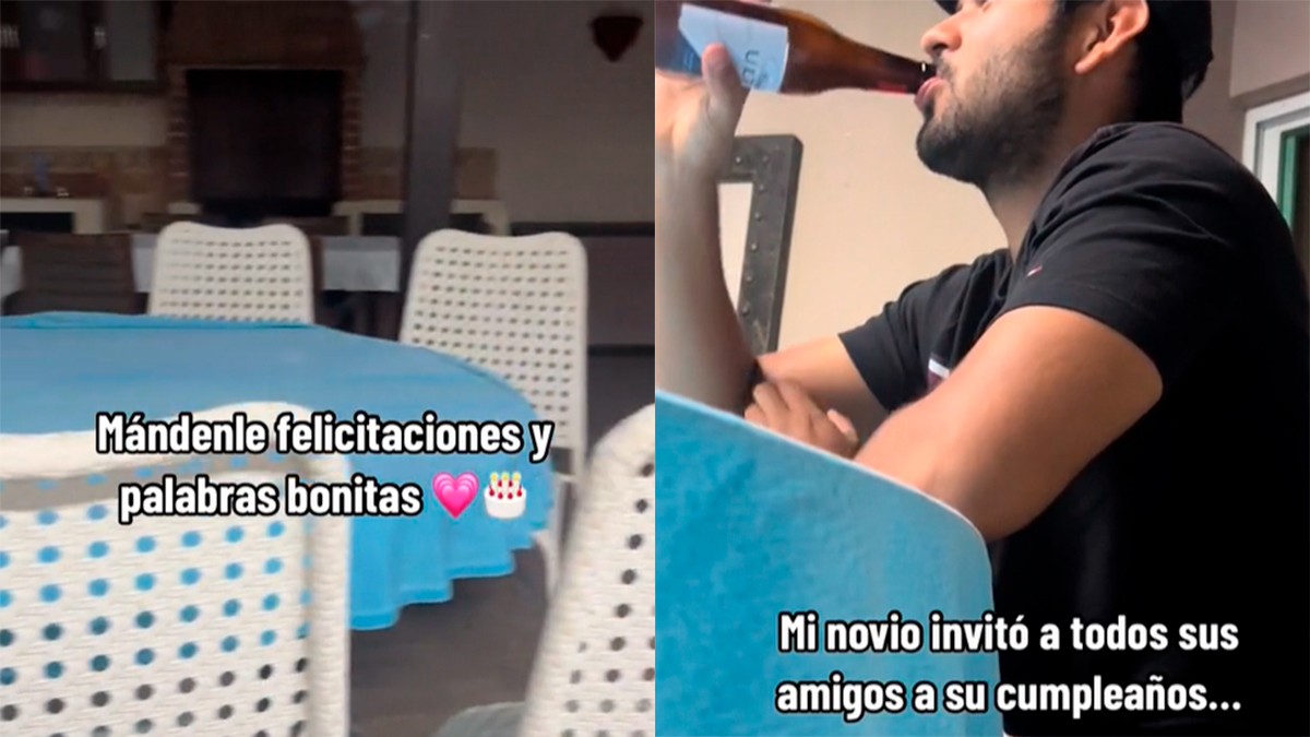 VIDEO Joven invita a todos sus amigos a festejar su cumpleaños, pero pasó algo inesperado