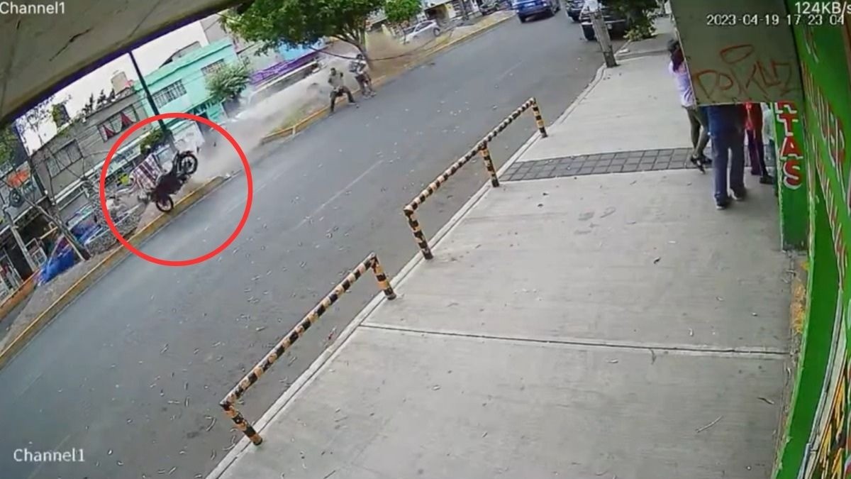 VIDEO Así fue el accidente en el que murió un repartidor; ya detuvieron al responsable