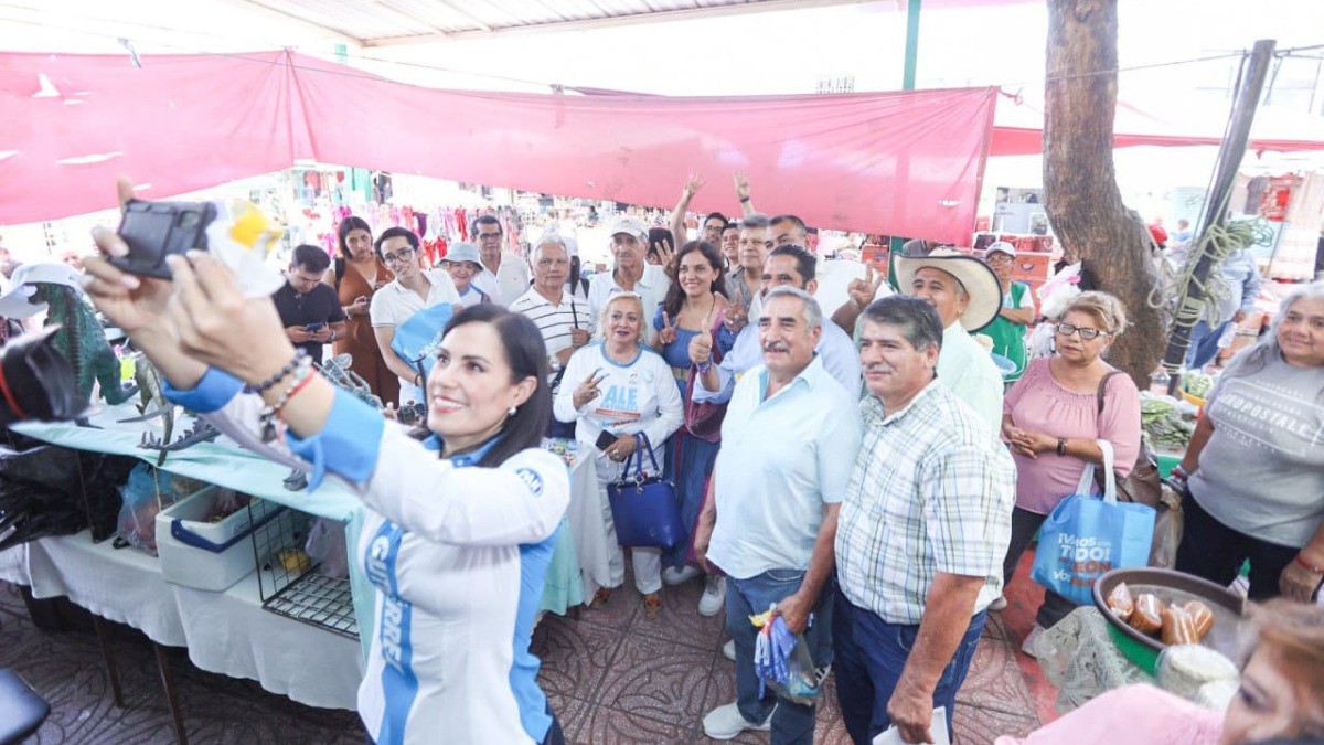 Ale Gutiérrez visita el Carro Verde y presenta propuestas de campaña a comerciantes